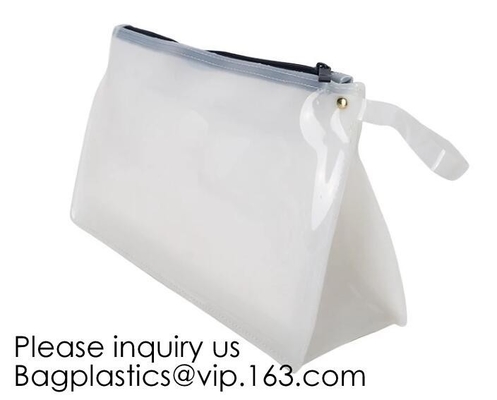 Eco Material EVA Cosmetic Packaging Zipper Bags Made In China,Plastic Bag For Cosmetic/Swimwear/Document Zipper Pouch