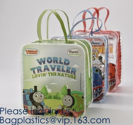 Children Toy pack, backpack, handle bag,Small Zipper EVA Makeup Bag Wholesale,Custom Logo Zip Lock Transparent PVC EVA C