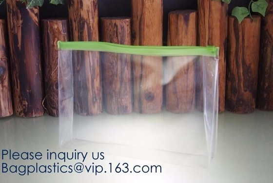 Bathroom Eco friendly Transparent EVA Zipper Bag Travel Plastic Cosmetic Bag,frosted white eva makeup bag with zipper