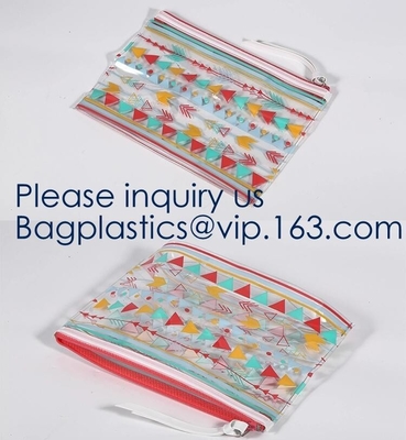 christmas promotional recycled EVA cosmetic bag,Traveling matt wash transparent clear eva cosmetic makeup pouch with wri