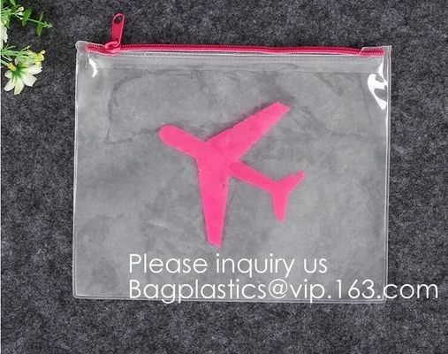 Custom Screen Printing Clear EVA k Bags Portable Travel MakeupToiletry Cosmetic Bag Packing Pouch, BAGEASE PACK