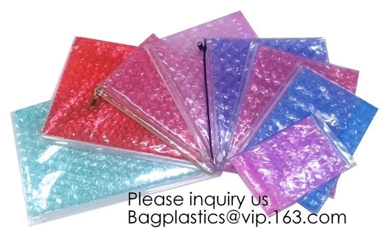 Best Seller Waterproof Cosmetic k Bubble Bag/Custom Printing PVC Bubble Mailer With Zipper, bagease, bagplastics