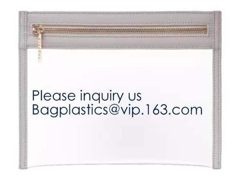 Environmental Colourful PVC k Packaging Bag Laser Shinny Holographic Makeup Bag PVC Cosmetic Bag PVC Pouch bagease