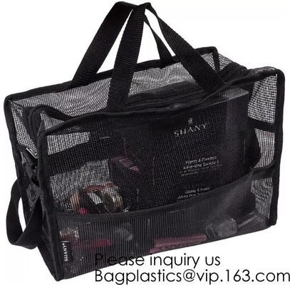 Nylon Mesh Net Cosmetic Bag, Mesh Make Up Bag,Eco -friendly material cosmetic mesh bag ,PVC mesh bag for sales in USA