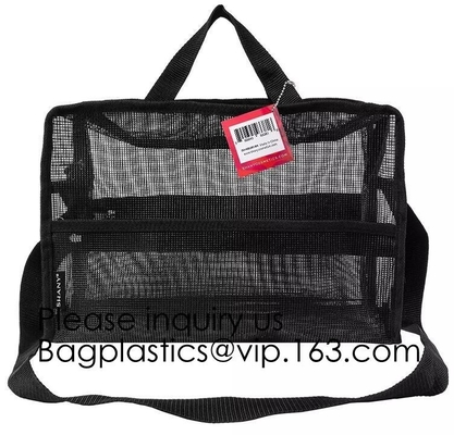 Nylon Mesh Net Cosmetic Bag, Mesh Make Up Bag,Eco -friendly material cosmetic mesh bag ,PVC mesh bag for sales in USA