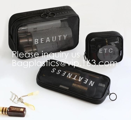 Packing Cubes Travel Luggage Organizers with Toiletry Cosmetic Makeup Bag & Shoe Bag,organizer bag, Travel Makeup Pouch