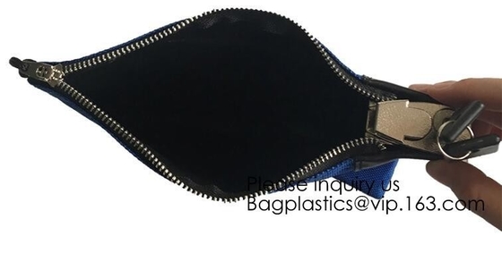 Locking Satchel A3 Money Bags,Leatherette Cash Bag,Utility Coin Bag for Business, Household, School or Personal Use pac