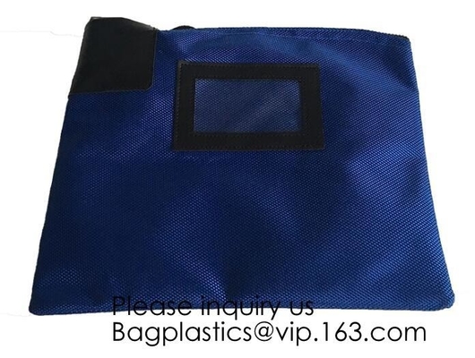 Locking Security Money Bag, Cash Bag,Bank Bag Canvas Keyed Security,Money Bag with Key Lock Keyed Security, security bag