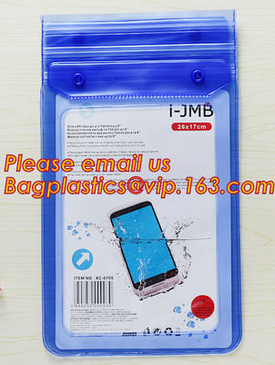 Hot new products water proof cell phone cases mobile phone PVC waterproof dry bag for promotional gift, pvc Waterproof M