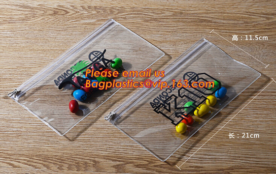 clear pvc pencil bag/k plastic clear pvc pencil case/custom color plastic pencil bag