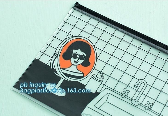 Slider Zipper PVC Pouch Clear Vinyl PVC k Bag, slider zipper pvc pouch clear vinyl pvc k bag, vinyl pvc eva