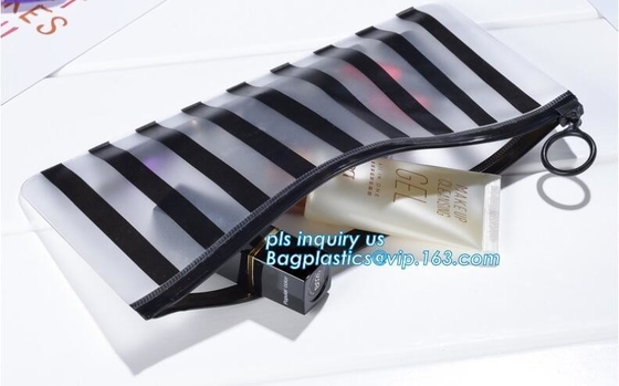 pvc slider bag vinyl k bag, vinyl slider k waterproof beach bags with zipper, zipper bag vinyl toiletry zipp