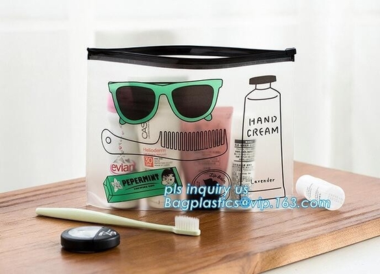 frosted bag cloth packaging bag with zipper/ odm logo printed oem zip lock plastic bags with slider, Zip-Lock Plastic Pa