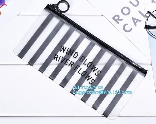 frosted poly bag with slider for clothing packaging, Frosted plastic bag with slider, apparel packaging bag with k
