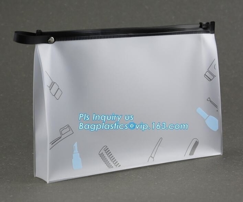 holographic glitter mini purse transparent clear PVC cosmetic slider bag, slider zipper PVC bag clear vinyl cosmetic bag