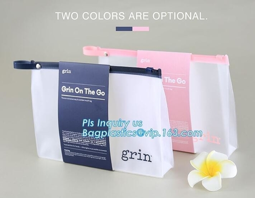 slider k pvc travel cosmetic bag, Cartoon Kid Handbag Pu Cheaper Plastic Zipper Slider Clear Pvc Bag, slider zippe