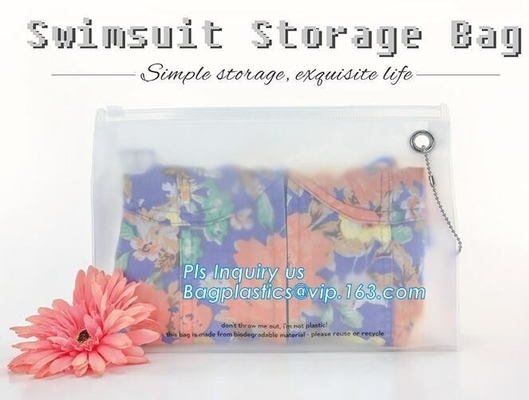 Plastic Packaging Selected By Girls For Cosmetics Zipper Bag With Slider, k bags zipper cosmetic bags toothbrush b