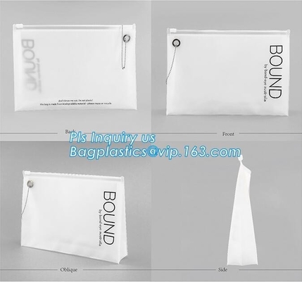 Plastic Packaging Selected By Girls For Cosmetics Zipper Bag With Slider, k bags zipper cosmetic bags toothbrush b