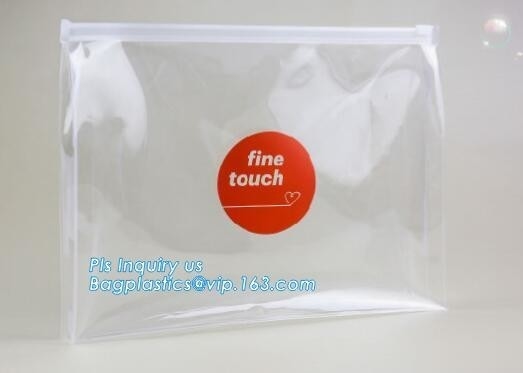 frosted zipper lock slider packing bag, cosmetic tool packaging sliding zipper bags, waterproof pe k slider bags