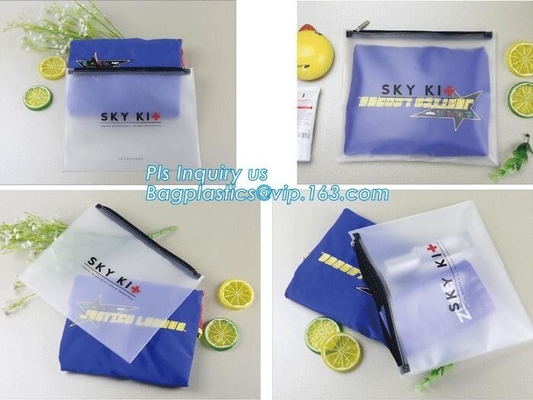 nylon slider zipper pvc cosmetics bag, vinyl toiletry zipper bag pvc slider bag custom creative wholesale pvc transparen