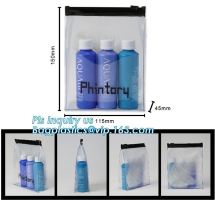 eco-friendly clear vinvyl pvc slider zip bags k bag, slider zipper bag plastic bag with zipper/pvc zipper lock sli