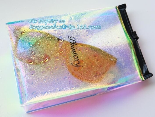 Best prices custom design clothes underwear non-toxic plastic slider pvc bag packaging, HEAT SEALED BAG WITH SLIDER ZIPP