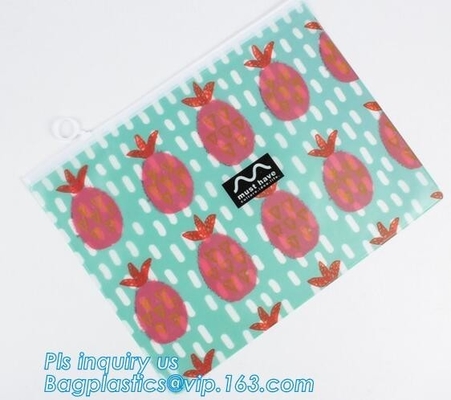US Dollars k bag with slider, cloth bag boutique packaging slide zip lock plastic bag with slider, Consumer Produc