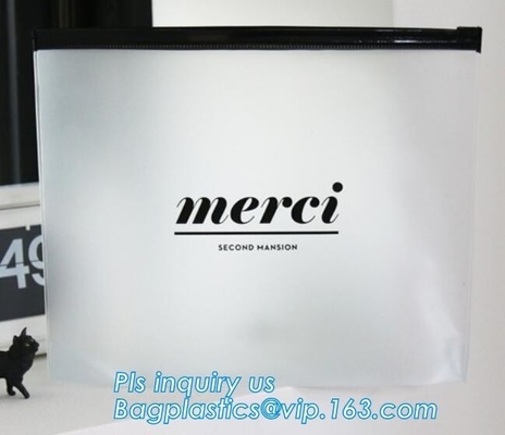 Summer Kit Frosted k Bag Slider Zipper Bag, underware packing PE material slider zipper bag, slider zipper pvc bag