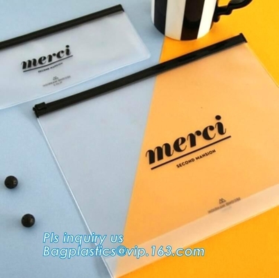 Summer Kit Frosted k Bag Slider Zipper Bag, underware packing PE material slider zipper bag, slider zipper pvc bag