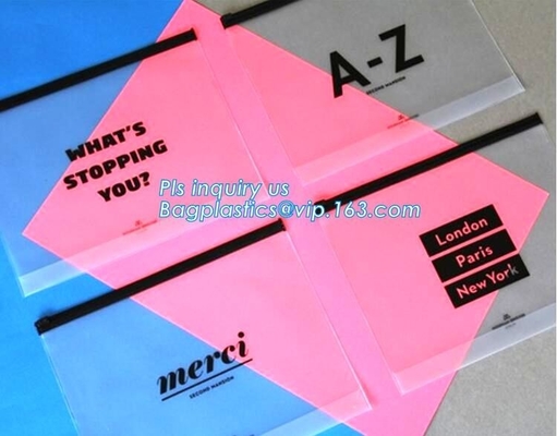 Summer Kit Frosted k Bag Slider Zipper Bag, underware packing PE material slider zipper bag, slider zipper pvc bag