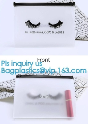 Plastic PVC T-shirt slider zipper bag, matt finishing slider k stand up bag foggy effect PVC slider zipper bags pa