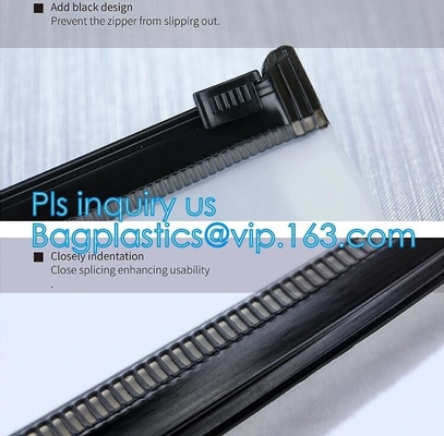 Plastic PVC T-shirt slider zipper bag, matt finishing slider k stand up bag foggy effect PVC slider zipper bags pa