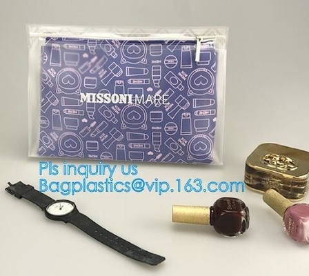 vinyl zipper pouch/Clear slider pouch/ vinyl slider bag, Frosted k bag EVA PVC hanger bag for clothes, EVA frost d