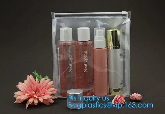 vinyl zipper pouch/Clear slider pouch/ vinyl slider bag, Frosted k bag EVA PVC hanger bag for clothes, EVA frost d
