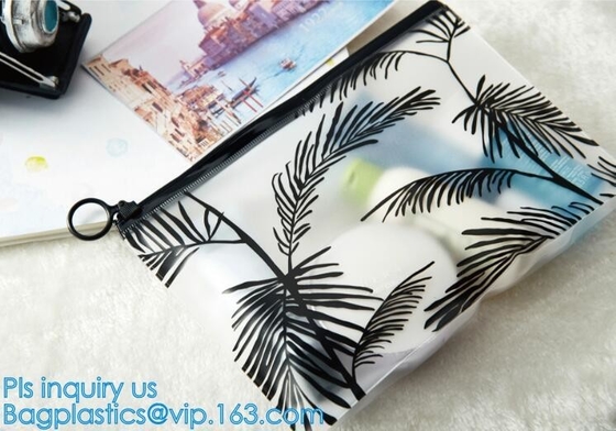 underwear packing slider zipper bags with hanger, Cosmetic k clear bubble bags, Manufacturer Clear Vinyl Slider Ba