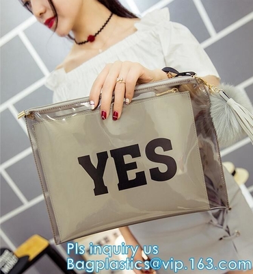 Slider Zipper PVC k Bag With Hanger Hook For Men's Vest, Slider Zipper Bags For Towel Washing Goods Packaging, zip