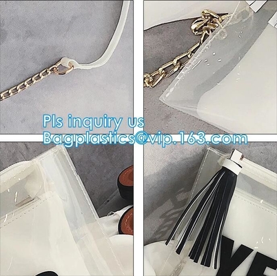k candy bags, water proof cosmetic vinyl PVC/EVA slider zipper plastic bags, Reclose Holographic Slider Cosmetic M