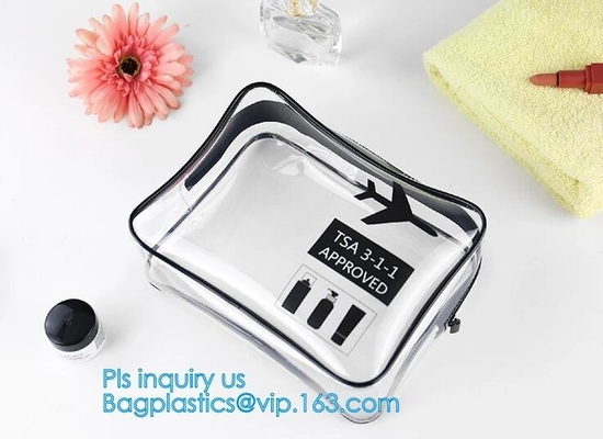 Luxury cosmetic bag custom printing pvc makeup bag travel, makeup bag travel pvc zipper bag, Promotional PVC Travel Make