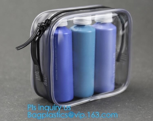 Good Design Fashion Zippered PVC Makeup Bag, holographic makeup bag pvc cosmetic bag, portable funny travel makeup pouch