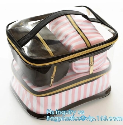 PVC Clear Tote Bags shopper shopping bag, pvc large plastic shopping bag, Matte Glossy Eco Laminated Customized Handled