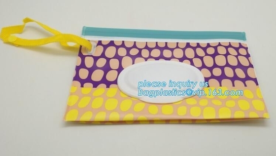 Reusable eva travel wet tissue bag baby /wet tissue container, Reusable Baby Wet Wipe Case Pouch Dispenser,Baby Wet Wipe