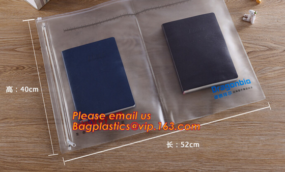 PVC bill document file bag,Promotional Customize Logo A4 A5 pvc k document bag waterproof zipper file bag bagease
