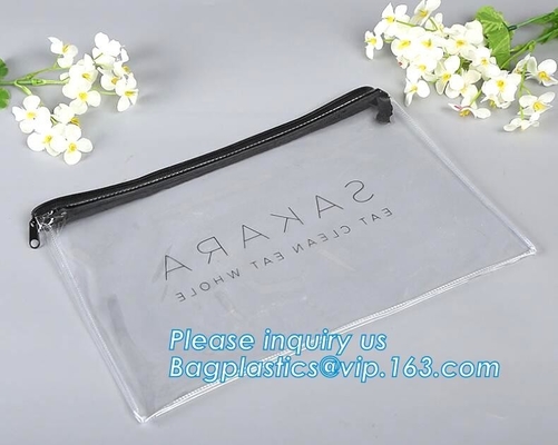 Document Bag File Bag A4 PP/PVC Envelope File Folder Pocket,Eco-friendly clear plastic document zipper bag for B4 A4 B5