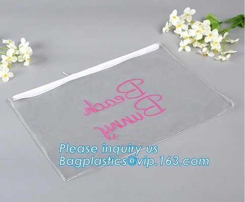 Document Bag File Bag A4 PP/PVC Envelope File Folder Pocket,Eco-friendly clear plastic document zipper bag for B4 A4 B5