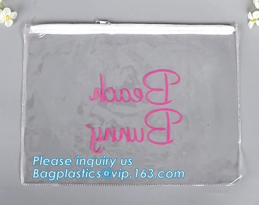 Document Bag File Bag A4 PP/PVC Envelope File Folder Pocket,Eco-friendly clear plastic document zipper bag for B4 A4 B5
