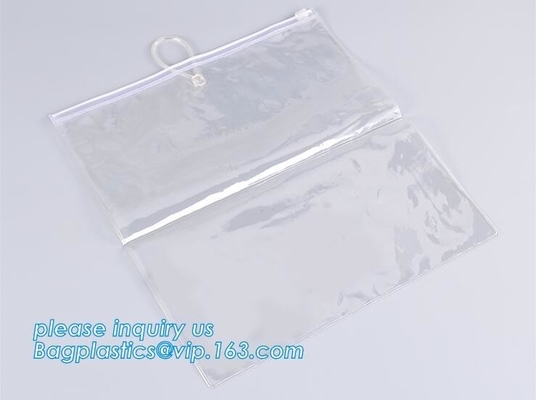 Eco friendly biodegradable compostable slider zipper bag transparent poly swimwear packaging bag/bikini bag green pack