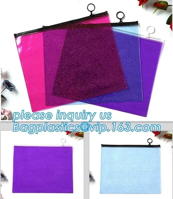 Biodegradable China Supplier Clear PVC Cosmetic Standup k Pouch,Travel Cosmetic Bag seal Toiletry Zip Pouch, bagea