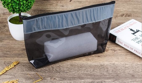 Eva Slider Frosted Swimwear Packaging Bags Cosmetic Organizer Pouch with Zipper Toiletry, Pencil, Brush, Makeup