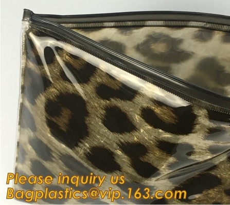 Eva Slider Frosted Swimwear Packaging Bags Cosmetic Organizer Pouch with Zipper Toiletry, Pencil, Brush, Makeup