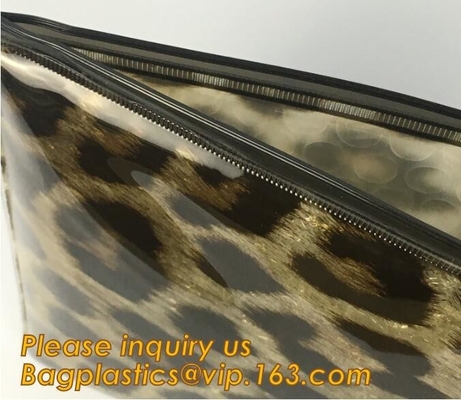 Eva Slider Frosted Swimwear Packaging Bags Cosmetic Organizer Pouch with Zipper Toiletry, Pencil, Brush, Makeup